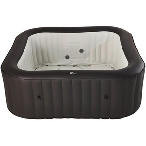 Whirlpool , Grau , Kunststoff, Leder , 185x68 cm , Freizeit, Pools und Wasserspaß, Whirlpools