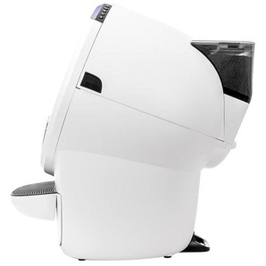 Whisker - Litter Hopper with Bonnet - White