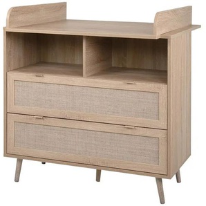 Wickelkommode Bali | holzfarben | 100 cm | 105 cm | cm 77,5 |