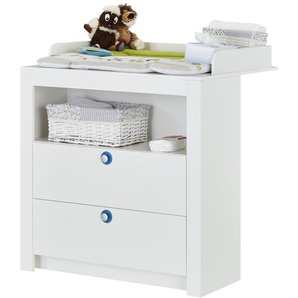 Wickelkommode  Charlie ¦ weiß ¦ Maße (cm): B: 96,2 H: 105,4 T: 78.0