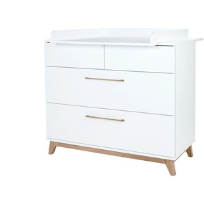 Wickelkommode Lina   ¦ weiß ¦ Maße (cm): B: 115 H: 194