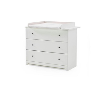 Wickelkommode - weiß - Materialmix - 117 cm - 104 cm | Möbel Kraft