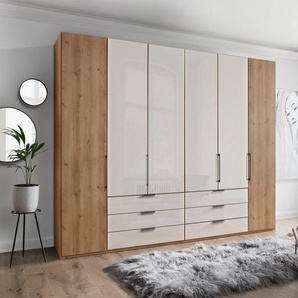 WIEMANN Drehtürenschrank Monaco mit Teil-Glasfront sowie hochwertige Beschläge inkl. Dämpfung