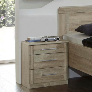 Nachtkonsole WIEMANN Meran Sideboards Gr. B/H/T: 40 cm x 50 cm x 37 cm, 3, beige (eiche, sägerau) Nachtkonsolen und Nachtkommoden vormontiert