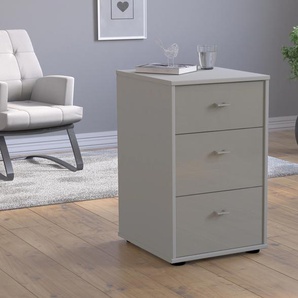 Nachtkonsole WIEMANN Rialto Sideboards Gr. B/H/T: 40 cm x 64 cm x 43 cm, grau (kieselgrau) Nachtkonsolen und Nachtkommoden in Boxspringhöhe, vormontiert
