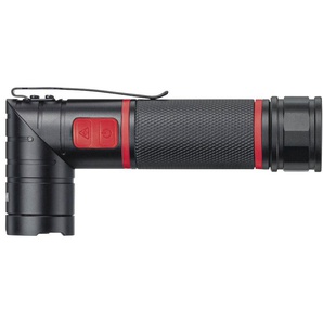 Wiha LED Taschenlampe 41286, Laser, UV-Licht, schwenkbarer Kopf, 2 Lichtstufen, inkl. Batterien