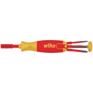 WIHA Schraubendreher mit Bit Magazin (38611) LiftUp electric