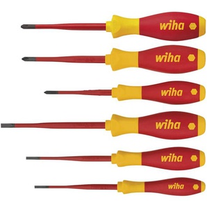 WIHA Schraubendreher-Set, 38362, SoftFinish® electric slimFix, 6-tlg. 3201K601