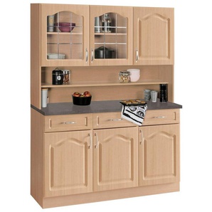 wiho Küchen Küchenbuffet Linz 120 cm breit, in Landhaus-Optik