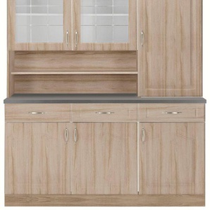 wiho Küchen Küchenbuffet Linz 150 cm breit, in Landhaus-Optik