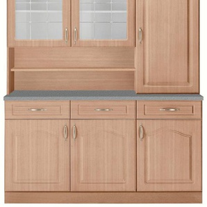 wiho Küchen Küchenbuffet Linz 150 cm breit, in Landhaus-Optik