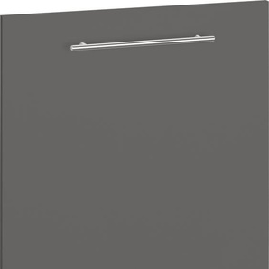 Frontblende WIHO KÜCHEN Unna Möbelblenden Gr. B/H: 59,4 cm x 71,5 cm, grau (anthrazit) Abdeckblende Schrankaufsatz, Schrankeinsatz, Türen und Passepartout 60 cm breit, für vollintegrierbaren Geschirrspüler