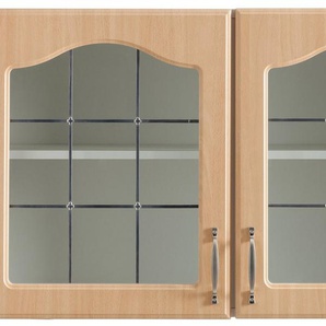 wiho Küchen Glashängeschrank Linz 100 cm breit, mit 2 Glastüren