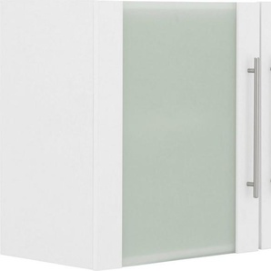 wiho Küchen Glashängeschrank Unna Front mit Glaseinsatz