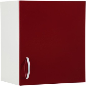 Hängeschrank WIHO KÜCHEN Flexi Schränke Gr. B/H/T: 50 cm x 56 cm x 35 cm, rot (rot glanz) Hängeschrank Küchenhängeschrank Hängeschränke Schränke Breite 50 cm