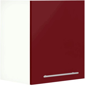 Hängeschrank WIHO KÜCHEN Flexi2 Schränke Gr. B/H/T: 50 cm x 56 cm x 35 cm, rot (rot glanz, weiß) Küchenhängeschrank Hängeschränke Schränke Breite 50 cm