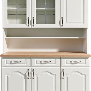 wiho Küchen Küchenbuffet Linz 120 cm breit, in Landhaus-Optik