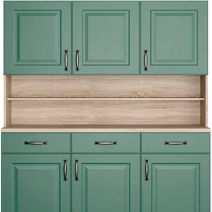 wiho Küchen Küchenbuffet York 150 cm breit, mit Kassettenfront