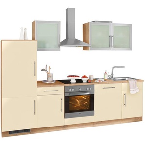 wiho Küchen Küchenzeile Aachen, ohne E-Geräte, Breite 280 cm