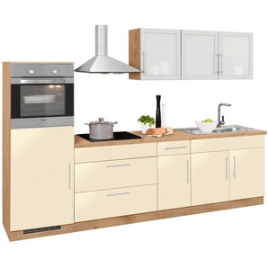 wiho Küchen Küchenzeile Aachen, ohne E-Geräte, Breite 290 cm