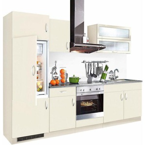 wiho Küchen Küchenzeile Amrum, mit E-Geräten, Breite 270 cm