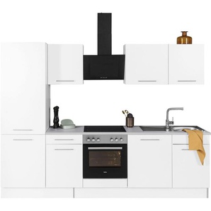 wiho Küchen Küchenzeile Ela, Breite 280 cm, Soft-Close-Funktion, höhenverstellbare Füße