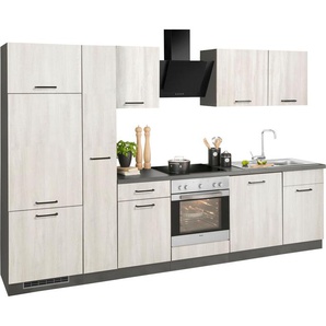 wiho Küchen Küchenzeile Esbo, mit E-Geräten, Breite 310 cm