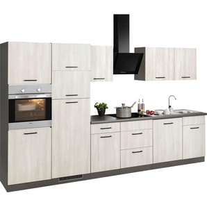 wiho Küchen Küchenzeile Esbo, mit E-Geräten, Breite 340 cm