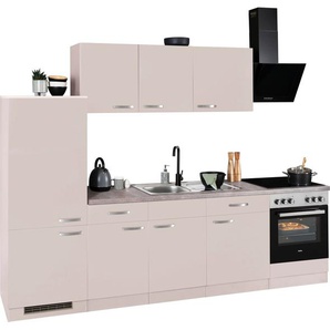 wiho Küchen Küchenzeile Kansas, mit E-Geräten, Breite 280 cm