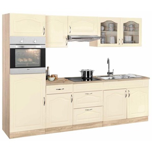 wiho Küchen Küchenzeile Linz, ohne E-Geräte, Breite 270 cm