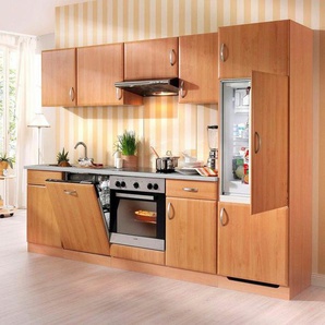 wiho Küchen Küchenzeile Prag, mit E-Geräten, Breite 280 cm