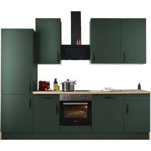 wiho Küchen Küchenzeile Simi, mit verstellbaren Füßen, Breite 280 cm, wahlweise mit E-Geräten, Soft-Close-Funktion in Schubkästen & Auszügen