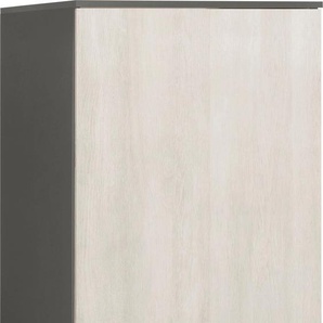 Kühlumbauschrank WIHO KÜCHEN Esbo Schränke Gr. B/H/T: 60 cm x 165 cm x 57 cm, 2 St., grau (wilton oak, anthrazit) Kühlschrankumbauschränke 60 cm breit