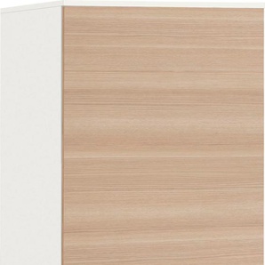 Kühlumbauschrank WIHO KÜCHEN Zell Schränke Gr. B/H/T: 60 cm x 165 cm x 57 cm, weiß (zen esche, weiß) Kühlschrankumbauschränke