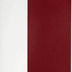 Seitenschrank WIHO KÜCHEN Flexi Schränke Gr. B/H/T: 50 cm x 200 cm x 57 cm, rot (front: glanz, korpus: weiß) Seitenschränke