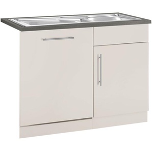 wiho Küchen Spülenschrank Cali 110 cm breit, inkl. Tür/Sockel für Geschirrspüler