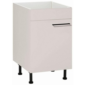 wiho Küchen Spülenschrank Nisos 50 cm breit, mit verstellbaren Füßen, ohne Arbeitsplatte