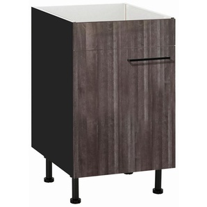wiho Küchen Spülenschrank Nisos 50 cm breit, mit verstellbaren Füßen, ohne Arbeitsplatte