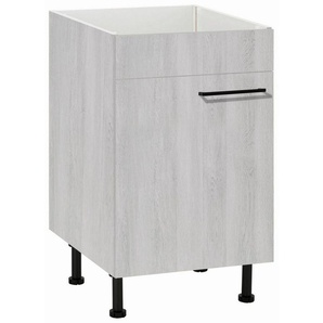 wiho Küchen Spülenschrank Nisos 50 cm breit, mit verstellbaren Füßen, ohne Arbeitsplatte