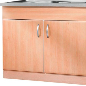 wiho Küchen Spülenschrank Prag 100 cm breit