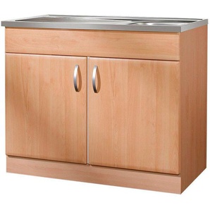 wiho Küchen Spülenschrank Prag B/T/H: 100/50/85 cm