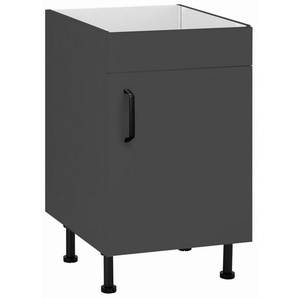 wiho Küchen Spülenschrank Simi 50 cm breit, mit verstellbaren Füßen, ohne Arbeitsplatte