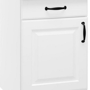 wiho Küchen Unterschrank Erla 50 cm breit mit Kassettenfront