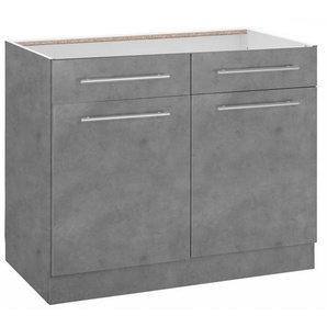 wiho Küchen Unterschrank Flexi2 Breite 100 cm