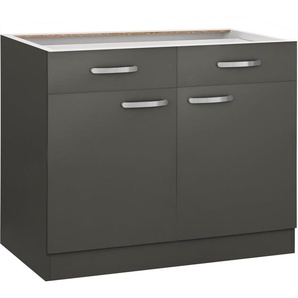 wiho Küchen Unterschrank Kansas 100 cm breit, ohne Arbeitsplatte