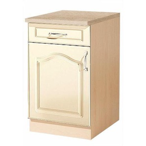 wiho Küchen Unterschrank Linz 50 cm breit, in Landhaus-Optik