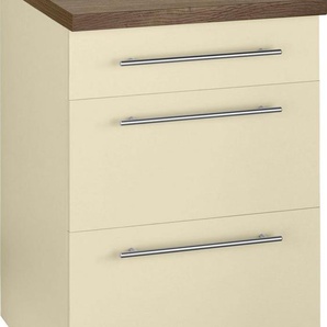 wiho Küchen Unterschrank Unna 50 cm breit, mit 2 großen Auszügen