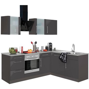 wiho Küchen Winkelküche Cali, ohne E-Geräte, Stellbreite 220 x 170 cm