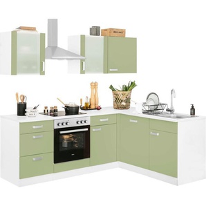 wiho Küchen Winkelküche Husum, mit E-Geräten, Stellbreite 220 x 170 cm