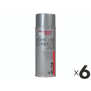 WIKO Spray Bohr- und Schneidöl, 400 ml, 6 Stück